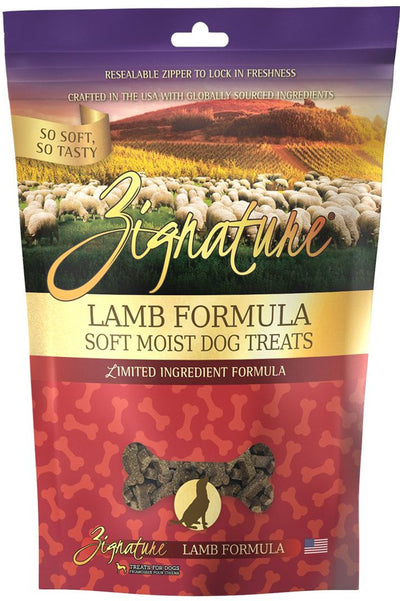 **Zignature Dog 4oz. Lamb Soft Moist Treat