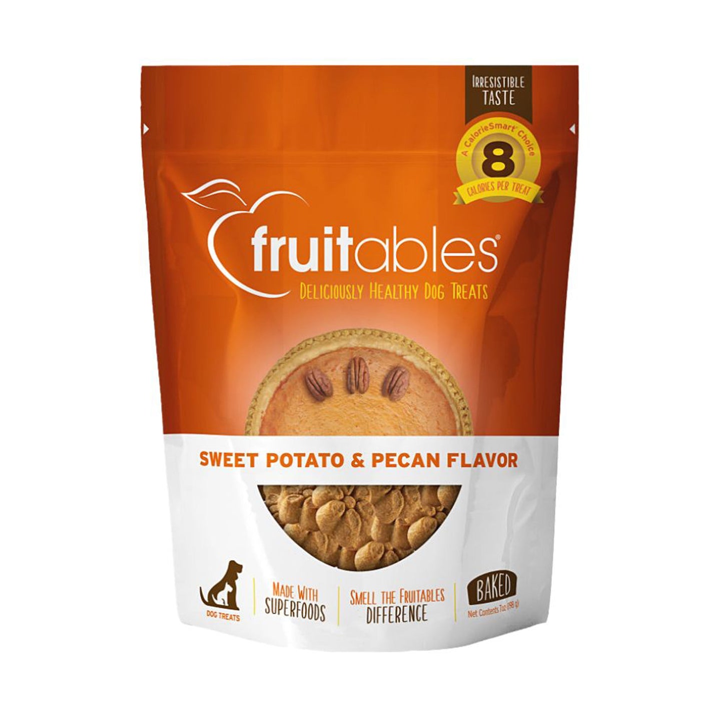 Fruitables Crunchy Baked Dog Treats Sweet Potato Pecan 1ea/7 oz