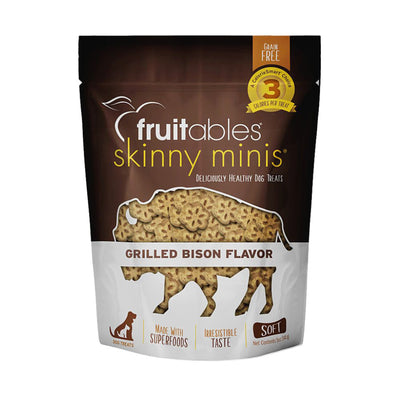 Fruitables Skinny Minis Soft Dog Treats Grilled Bison 1ea/5 oz