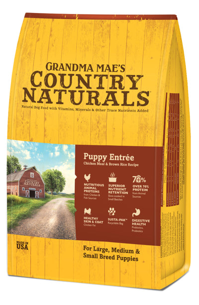 Grandma Mae's Country Naturals Premium All Natural Puppy Dry Dog Food Chicken 1ea/14 lb