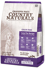 Grandma Mae's Country Naturals Grain Free Low Fat Dry Dog Food Pork 18ea/14 oz