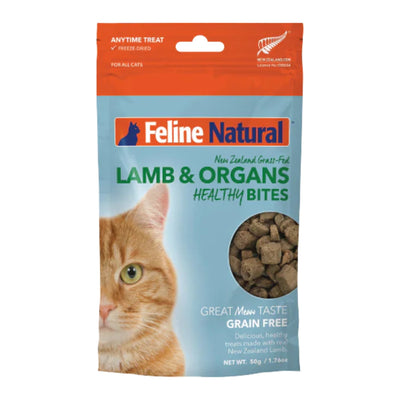 Feline Natural Cat Freeze-Dried Healthy Bites Lamb 1.76oz.