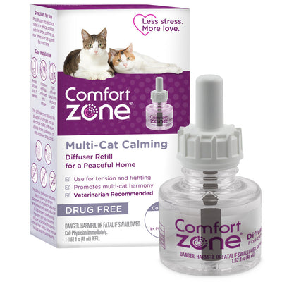 Comfort Zone Comfort Zone Multi Cat Calming Diffuser Refills: 1-pack 1ea/1 Refill