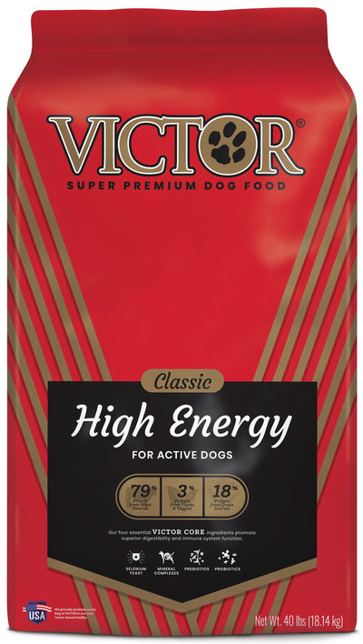 Victor Super Premium Dog Food High Energy 40 lb