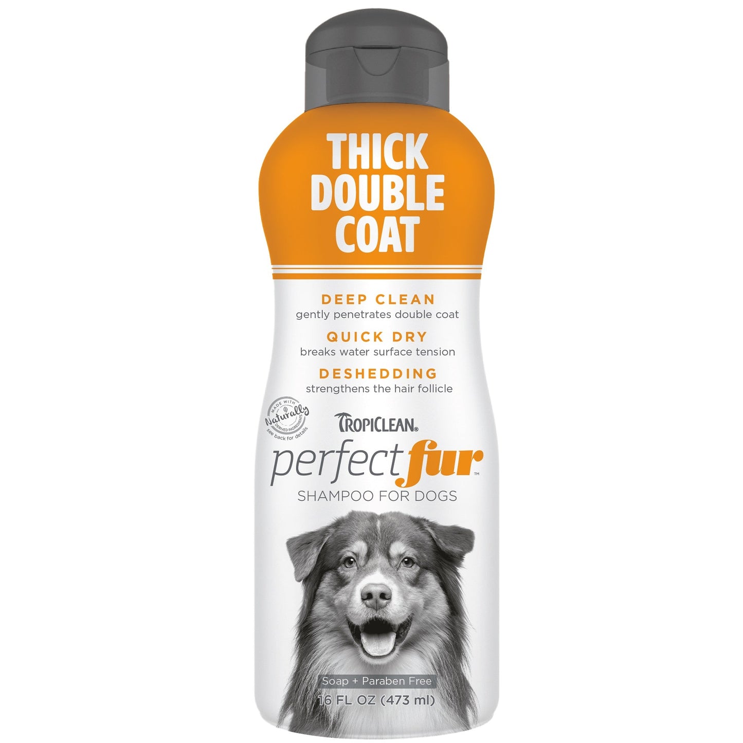 TropiClean PerfectFur Thick Double Coat Shampoo for Dogs 1ea/16 oz