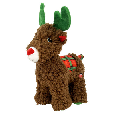 KONG Holiday Sherps Reindeer Dog Toy 1ea/MD