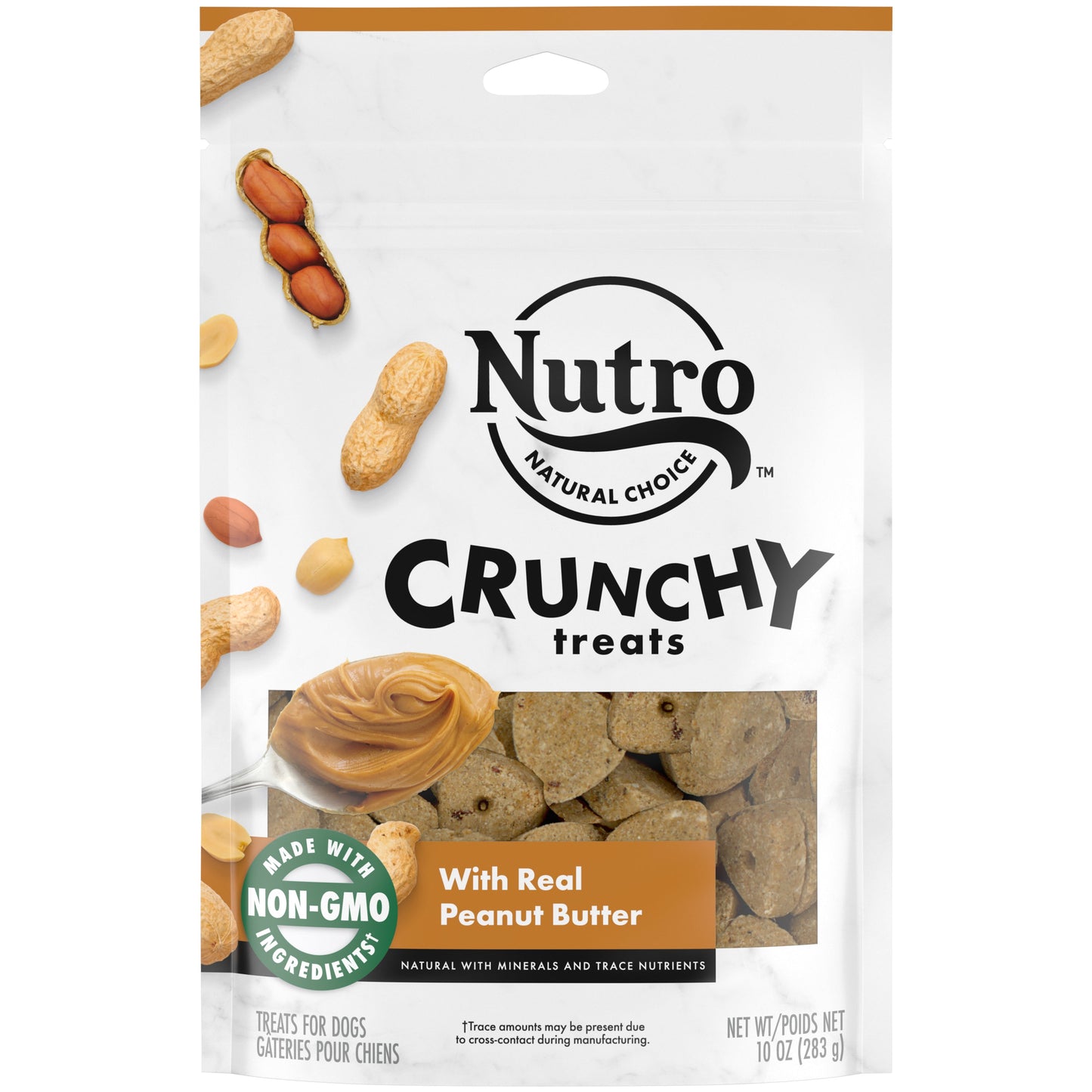 Nutro Products Crunchy Dog Treats Peanut Butter 1ea/10 oz