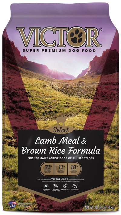 Victor Super Premium Dog Food Lamb Meal and Brown Rice 40 lb