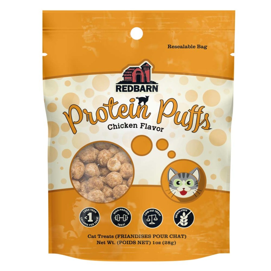 Redbarn Pet Products Protein Puffs Crunchy Cat Treats Chicken 1ea/1 oz